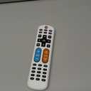 GE BigEZ OneTouch Big Button Universal TV Remote for Seniors, Easy to Use, Replacement Remote for Samsung, LG, Sony, Vizio, Roku TV, Streaming Players, Backlit Buttons, 2 Device, White, 84666