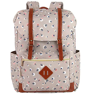 Emma Chloe Drawstring Backpack Floral 