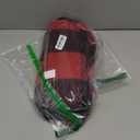 Christmas Rugs Red and Black Plaid, 3'x5' Area Rug Outdoor Indoor Front Porch Doormat Cotton Hand-Woven Layered Door Mats for Entryway Patio Entryway Laundry Bedroom Living Room