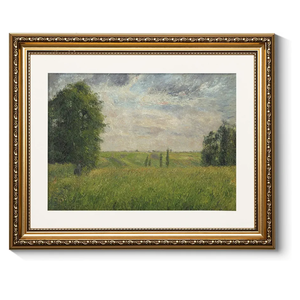 ARPEOTCY Vintage Gold Framed Wall Art Decor, 13x16 inch Wildflower Grassland Landscape Paintings, Vintage Room Decor, Classic Canvas Prints Antique Pictures Frame Victorian Wall Art for Living Room