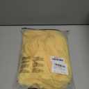 RoseSeek Women's Plus Size Tennis Dress Pleated A Line Mini Dresses Letter Square Neck Sleeveless Tank Athletic Dress Light Yellow X-Large Plus