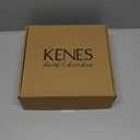 KENES Brushed Gold Bathroom Faucets, Modern Single Hole Lavatory Vanity Faucet, Single Handle Bathroom Sink Faucet Gold, with Pop Up Drain & Water Supply Hoses LJ-9031-4