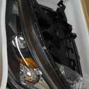 HO2502151 HO2503151 Driver and Passenger Side Black Housing Projector Headlamps Assembly Replacement for Accord 2013-2015 4-Door Sedan Halogen Headlights