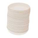 Cabilock Disposable Cup Lids 100 Pack 3.15 Inch Paper Covers for Hot and Cold Beverages Eco-Friendly Drink Lid for Restaurants Bars Hotels and Home Use