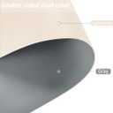 2 x Night Stand Cover for Top - 12x24 Inch Waterproof Easy to Clean Can Conceal Flaws Protector The Table Top from Scratches Used for Dining (Off White+Light Gray 12x24)