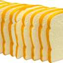 Generic [10-Pack] Fake ToastSimulation Artificial Bread and Artificial Bread - Faux Food Replica for Kitchen and Bakery Shop Props Display, HC2425-T10