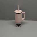 Hydro Flask Travel Tumbler with Handle, Lid and Straw - Insulated Stainless Steel in 40 Oz Trillium