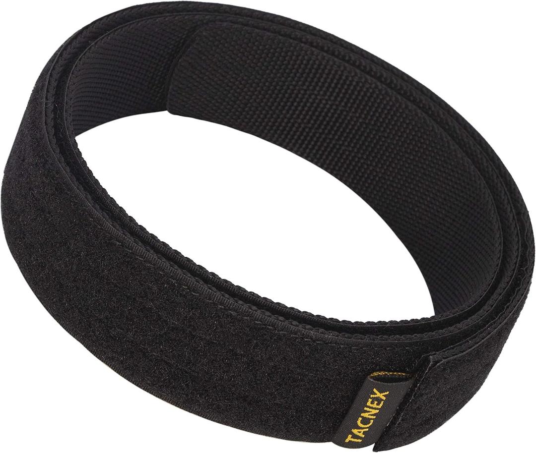 TACNEX Inner Belt for Duty - 1.5" Loop Liner Tactical Under Belt (Small, Black)