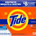 Tide Powder Laundry Detergent, Original Scent, 113 Loads, 143 oz