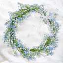 LYLYFAN Babys Breath Artificial Flowers,12 Pcs Gypsophila Faux Flowers for Wedding Party Home Garden Decoration Blue