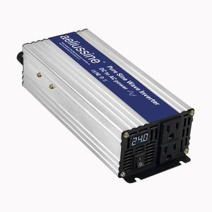 1000W Pure Sine Wave Inverter-24V DC to 110V 120V AC Power Converter with 2 AC Outlets, 24 Volt Power Inverter for Home, Emergency Power