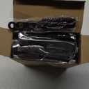 Baderke 48 Pcs Bulk Hair Brushes and Combs for Homeless Individually Wrapped Hair Brush and Comb Set for Women Hotel Homeless Nursing Charity(Black)