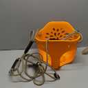 SELEWARE Heavy-Duty High Back Full Bucket Toddler Swing Seat with Locking Carabiners and Adjustable Rope, Cute Elephant Shape Design, 600LB Weight Limit (Yellow)