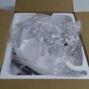 ZMISHIBO Ceiling Fans with Lights and Remote, 19.7'' Low Profile Ceiling Fan, 3000-6000K Dimmable Modern Flush Mount LED Fan Light, 6 Wind Speeds, White Fandelier Ceiling Fans for Bedroom