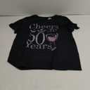 Cheers to 50 Years 1972 50Th Birthday Gift For Womens T-Shirt, Black, 1X