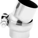 3 Inch 15 Degree Adjustable SS304 Stainless Steel Bend Tube Exhaust Elbow Pipe for Car Customized Modified Exhaust System