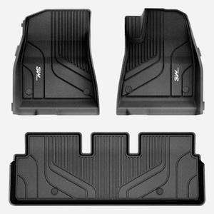 3W Custom Car Floor Mats All Weather Floor Liners for Tesla Model 3 2019-2023 RHD