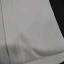 XWZO 100% Blackout Curtains 2 Panels with Tiebacks- Heat and Full Light Blocking Window Treatment with Black Liner for Bedroom/Nursery, Grommet Top, White, W52 x L84 Inches Long, Set of 2