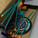 JOYIN Kids Bow and Arrow Set, LED Light Up Archery Toy Set with 9 Suction Cup Arrows, Target & Arrow Case, Indoor and Outdoor Hunting Play Gift Toys for Kids, Boys & Girls Ages 6-12 (Aqua Blue)