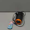 18W Pinspot Light, RGBW Mirror Disco Ball Spotlight with Remote Control, Manual Focus 4 in 1 LED 16 Light Colors, Super Bright Stage Lighting for Party Club Bar Wedding, Modern Orange