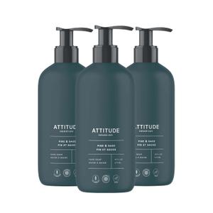 ATTITUDE Limited Edition Liquid Hand Soap, EWG Verified, Plant and Mineral-Based, Vegan Personal Care Products, Pine & Sage, 16 Fl Oz (Pack of 3) ATTITUDE Limited Edition Liquid Hand Soap, EWG Verified, Plant and Mineral-Based, Vegan Personal Care Products, Pine & Sage, 16 Fl Oz (Pack of 3)