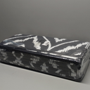 OLANLY Outdoor Rug 9x12 ft Waterproof, Outdoor Plastic Straw Rug with Geometric Pattern Clearance, Reversible RV Mat for Patio, Camping, Balcony, Deck, Backyard, Black & White