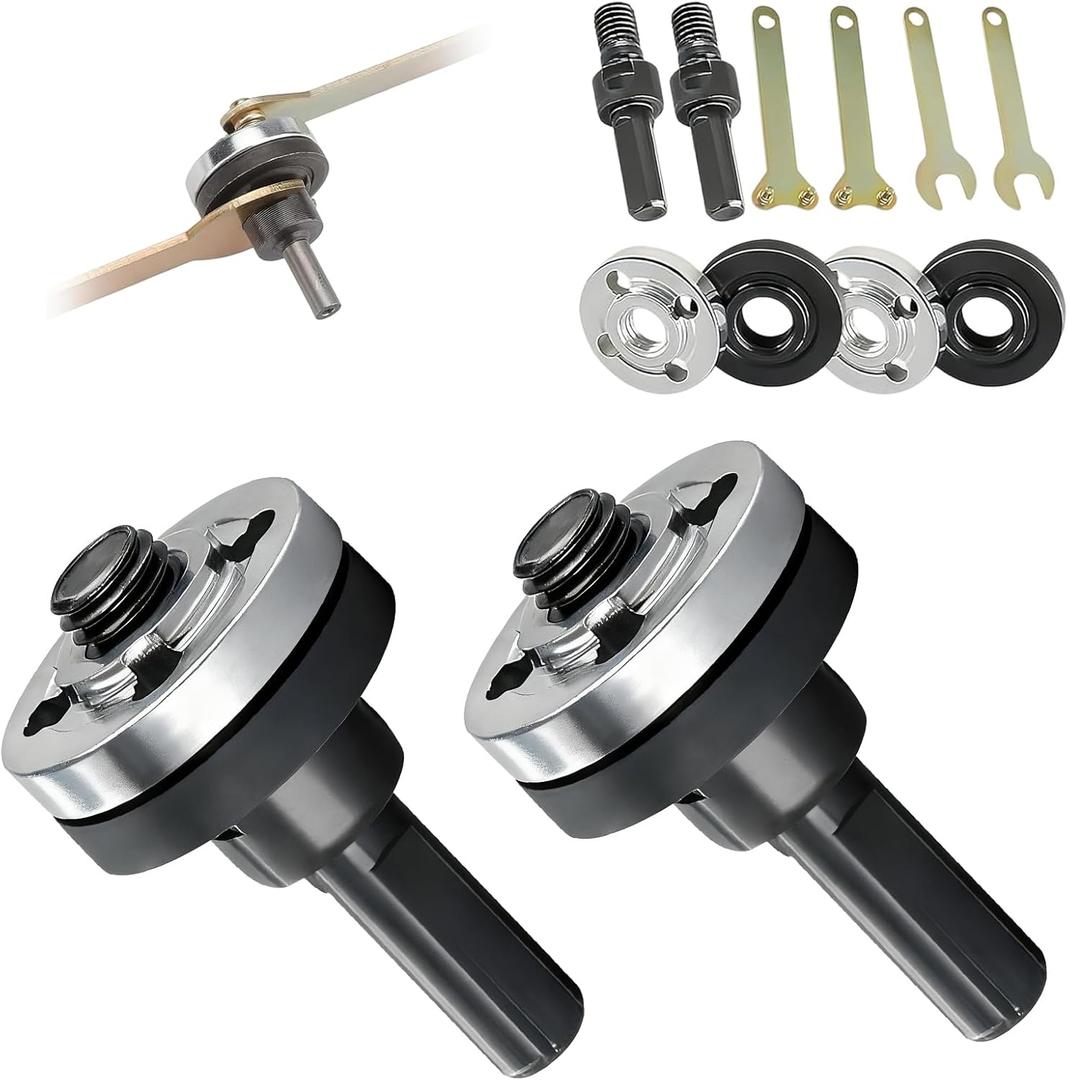 2Sets Angle Grinder Connector Set, Electric Drill Angle Grinder Connecting Rod Set, Conversion Angles Grinding Adapter Connecting Rod Kit for Electric Dril 10pcs (10mm)