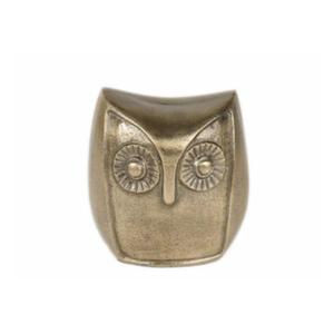 HD Designs Aluminum Owl - Gold