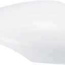 X AUTOHAUX White Right Side Car Side Door Wing Mirror Cover Rear View Mirror Cap for Ford Fiesta MK7 2008 2009 2010 2011 2012 2013 2014 2015 2016 2017 for Models with Signal Lamp
