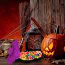 10 Pcs Halloween Bat Candy Dish Plastic Trick or Treat Bowls Large halloween Party Plastic Serving Tray Tableware Halloween Candy Holders Party Supplies