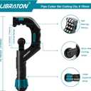 Libraton Copper Tube Cutter 1/4" to 2-3/4", Tube Cutter, Heavy-duty Tubing Cutter for Copper Pipe with Deburring Tool
