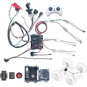 24 Volt DIY Wires Harness Conversion Kit for Kid's Ride On Toys Car,2.4G Set of Wire Harness Switch Control Box for Power Wheels Upgrade Replacement Parts,12V&18V&20V
