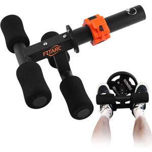 Fitarc Tib Bar, Tibialis Trainer, Tibia Dorsi Calf Raise Machine, Knees Over Toes Equipment for Strengthening Calves/Shins/Ankles, Black, Fits 2" Weight Plates  Black, Fits 2" Weight Plates