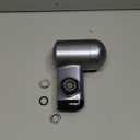 PUR Plus Horizontal Faucet Mount Filtration System with 3-in-1 Lead Reducing Filter, Water Filter for Sink, Lasts 100 Gallons, Compatible with Sinks with External Aerators, Metallic Grey