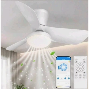 Ceiling Fans Lights with APP & Remote Control: 30 Inch Low Profile Ceiling Fans with Lights Reversible Small Flush Mount Ceiling Fan 3 Colors Quiet 6 Speeds Ceiling Fan for Bedroom Livingroom Kitchen