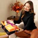 Joiedomi Halloween Blanket Soft Flannel Fleece Throw Blanket Halloween Witch Decoration for Party Sofa Bed Living Room 50"x60"