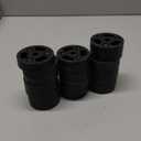 Moxweyeni 20 Pcs Deck Board Ledger Spacers Bulk 2" x 1/2" Drainage Spacer Building Tool Thick Polypropylene Prevent Rot from Occurring at Deck Ledger Connection Stair Stringers Shade Structures