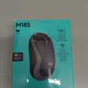 Logitech M185 Wireless Mouse, 2.4GHz with USB Mini Receiver, 12-Month Battery Life, 1000 DPI Optical Tracking, Ambidextrous PC/Mac/Laptop - Swift Grey