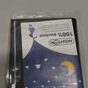 NIGHTON Portable Blackout Curtains 40"57" Strong Hook and Loop Tape Strips with Adhesive,Blackout Shades That can be Cut,100% Blackout Material Window Blinds for Baby Nursery or Travel Use-Black