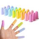Mr. Pen Hot Glue Gun Silicone Finger Protectors, 24 pcs, Pastel Colors Finger Tips and Grip