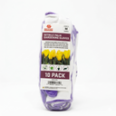 RED STEER GLOVE COMPANY, NITRILE PALM GARDENING GLOVES,PACK OF 20 (White& Purple) Medium