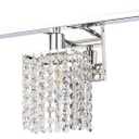BONLICHT Wall Sconce with Crystal Drops,3 Light Modern Bathroom Vanity Light Over Mirror Polished Chrome Wall Light Fixtures Luxury Indoor Wall Mount Lamp for Living Room Hallway Bedroom Bathroom