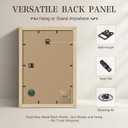 13x19 Picture Frames 3 Pack, Natural Oak Wood Wide Border, for Poster