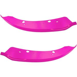Car Front Bumper Lip Splitter Cover Guard Protector Exterior Decor Accessories Compatible with Dodge Charger SRT Scat Pack 2015-2021, R/T 2019-2021, GT 2019-2022, Daytona 392 2018-2021, Pink