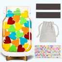 Heart Magnetic Reward Jar, Red Plastic, Academic Awards & Incentives Supplies, Jar, Heart Pattern