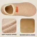 Women's Men's Fuzzy Fur Slippers Casual House Shoes Non Slip Barefoot Slipper Socks Warm Closed Back Indoor Outdoor Shoes