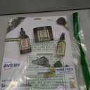 Avery Kraft Brown Square Labels with Sure Feed Technology, 2" x 2", Print to The Edge, Laser/Inkjet Printable Labels, 300 Total (22846)