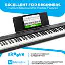 Alesis 88 Key Keyboard Piano with 480 Sounds, Speakers, USB MIDI, Carry-Bag, Stand, Headphones, Pedal and Piano Lessons for Beginners, 88 Keys + Accessories