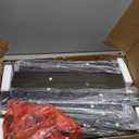 Furologee 4 Tier Bookshelf with Drawer, Small Narrow Bookcase, Wood and Metal Standing Shelf Unit, Industrial Display Storage Shelves Organizer for Bedroom, Living Room, Entryway, Black