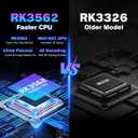 RG43H Pro Retro Handheld Game Console, 4.3 Inch Retro Gaming Console with 4000mAh Battery, RK3562 Opensource Hand Held Games Console, EmuELEC&RGBOX Dual Systems Video Console, HDMI TV Output, Black